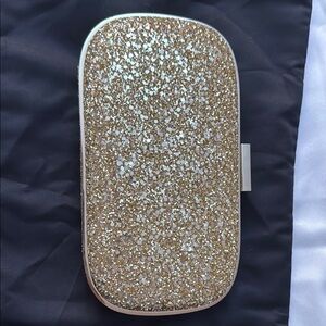 Gold Glitter Clutch